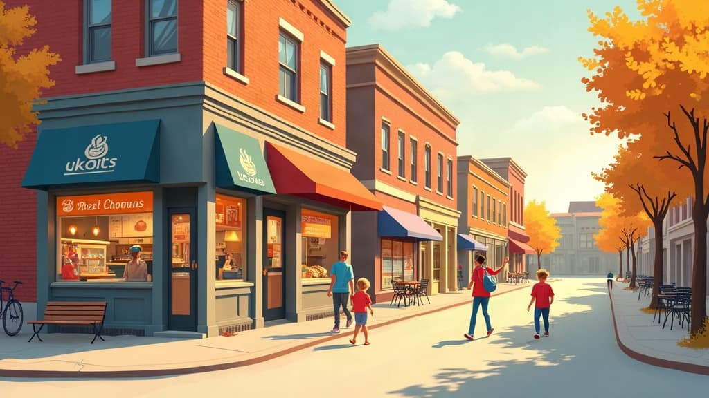 Editorial illustration: Kid-Friendly Restaurants in Wausau