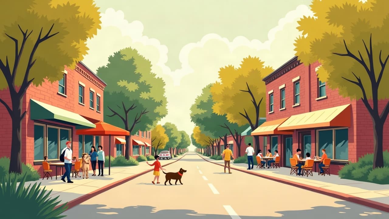 Editorial illustration: Dog Parks and Dog-Friendly Places in Wausau