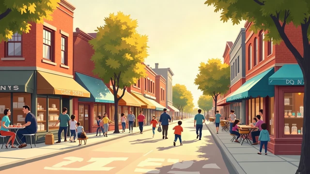 Editorial illustration: Antique and Thrift Stores in Wausau