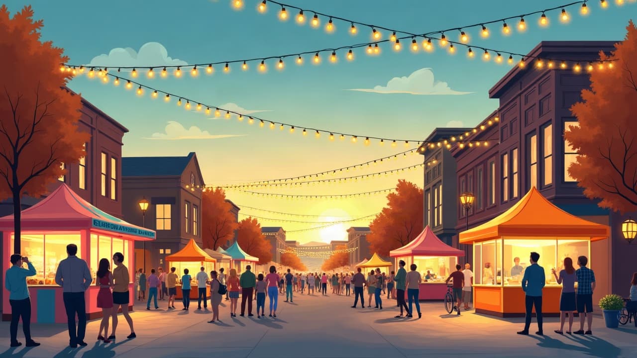 Editorial illustration: Exciting Weekend Events in Wausau: October 16-18